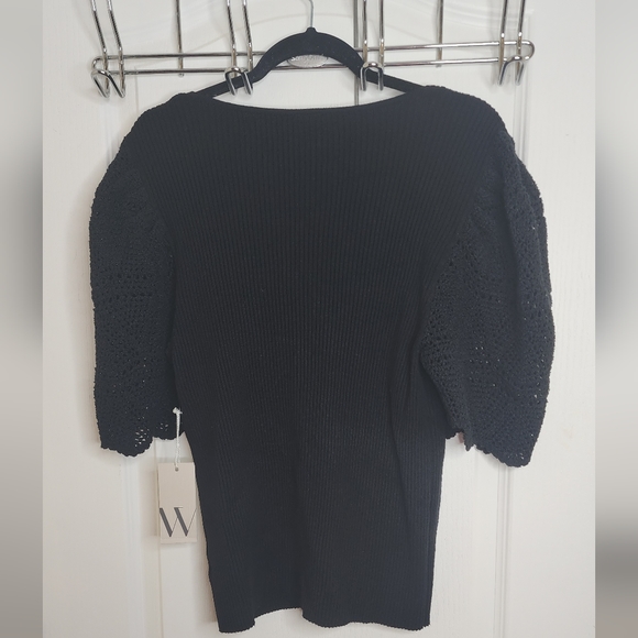 Worthington V Neck Elbow Sleeve Pullover  Sweater Nwt - Picture 2 of 6